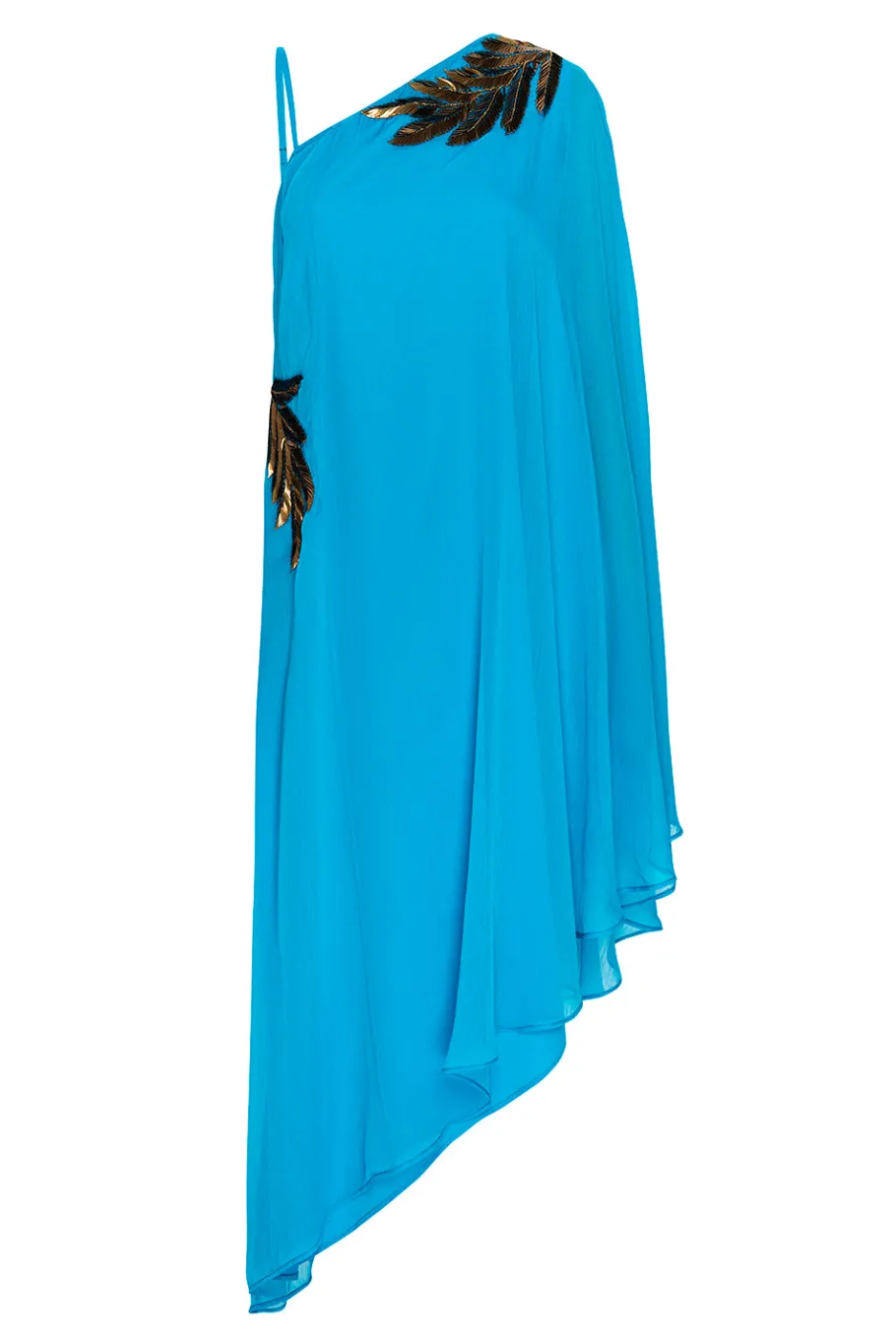MISA Los Angeles Wedding Guest|Midi>ELANEH DRESS Aquapalmd'or