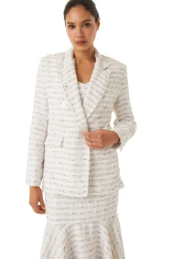 MISA Los Angeles Wedding Guest|Midi>ELKE DRESS Winterwhite