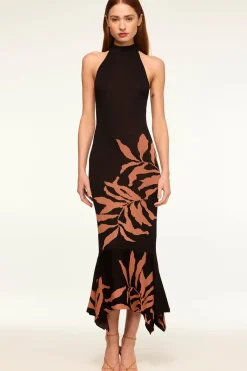 MISA Los Angeles Wedding Guest|Knit>EMBER DRESS Fernalglow