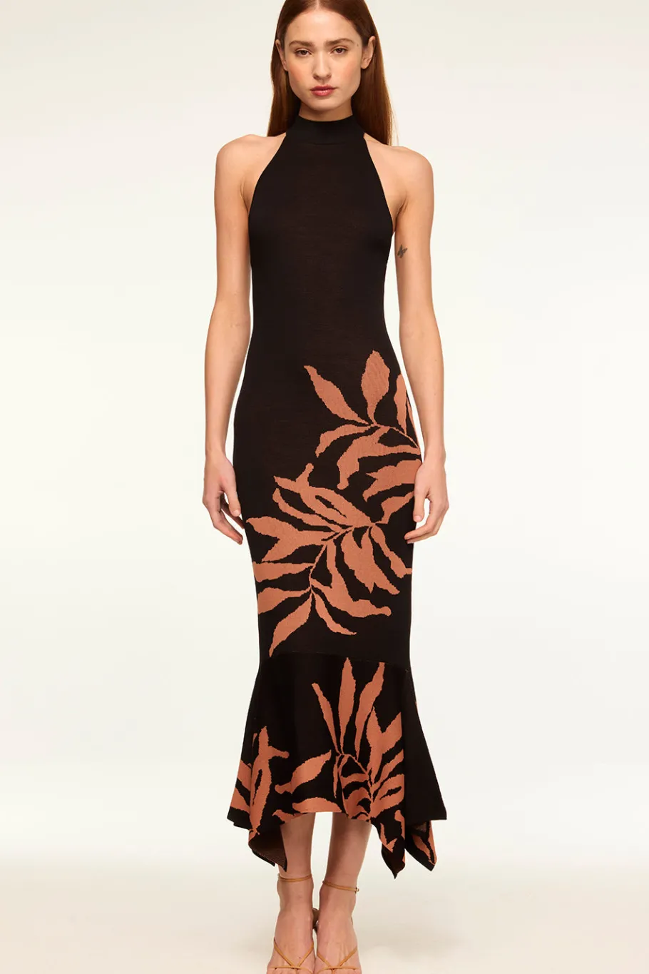 MISA Los Angeles Wedding Guest|Knit>EMBER DRESS Fernalglow