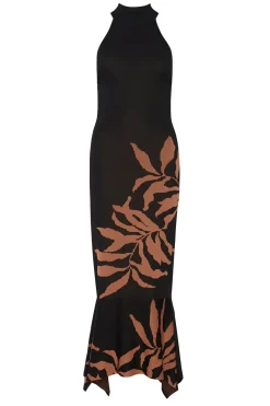 MISA Los Angeles Wedding Guest|Knit>EMBER DRESS Fernalglow