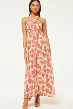 MISA Los Angeles Wedding Guest|Maxi>EMINE DRESS Sonoranflorachiffon