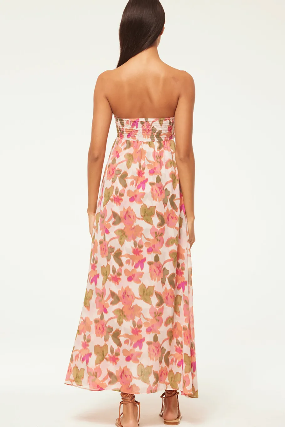 MISA Los Angeles Wedding Guest|Maxi>EMINE DRESS Sonoranflorachiffon
