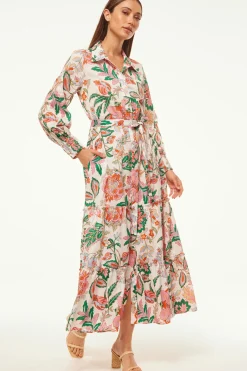 MISA Los Angeles Long-sleeve|Misa Classics>ESMÉE DRESS Casablancafloral