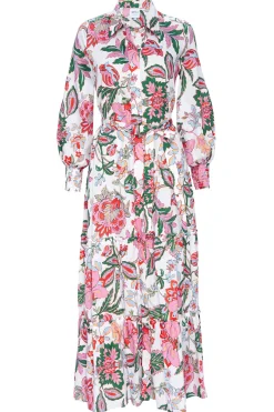 MISA Los Angeles Long-sleeve|Misa Classics>ESMÉE DRESS Casablancafloral