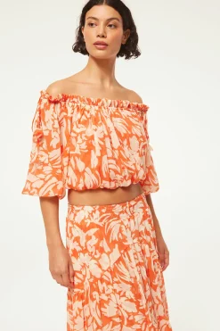 MISA Los Angeles Matching Sets|Tops>EVA TOP Patmostangerine