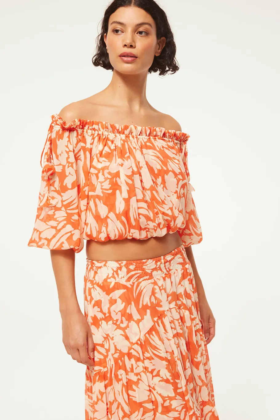 MISA Los Angeles Matching Sets|Tops>EVA TOP Patmostangerine