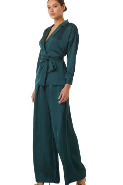 MISA Los Angeles Jackets|Tops>FARAH JACKET Emeraldsatin