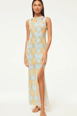 MISA Los Angeles Jersey & Mesh|Misa Classics>FERNANDA DRESS Citrusslice