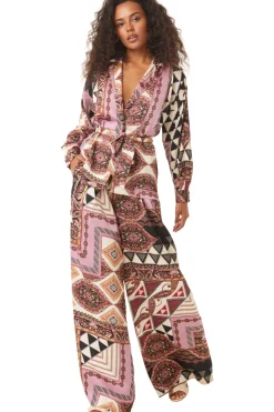 MISA Los Angeles Matching Sets|Pants>FILIPPA PANT Leonardopatchwork