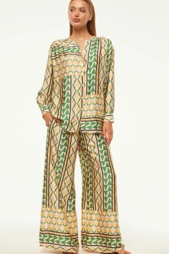 MISA Los Angeles Matching Sets|Pants>FILOMENA PANT Limoncellogeosatin