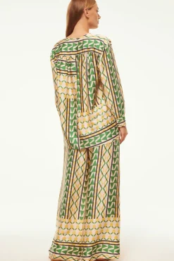 MISA Los Angeles Matching Sets|Pants>FILOMENA PANT Limoncellogeosatin