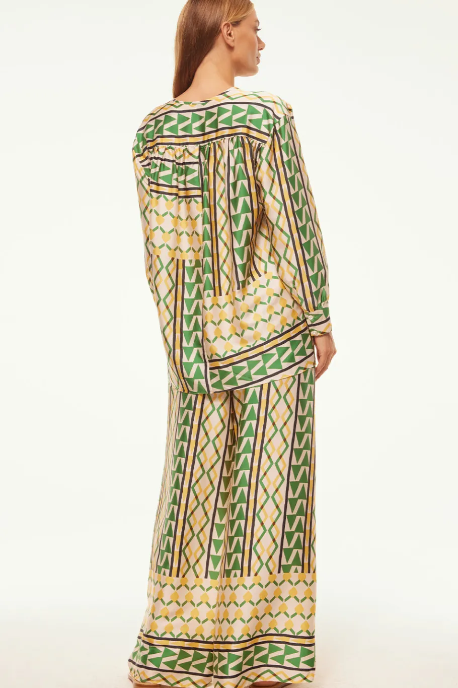 MISA Los Angeles Matching Sets|Pants>FILOMENA PANT Limoncellogeosatin