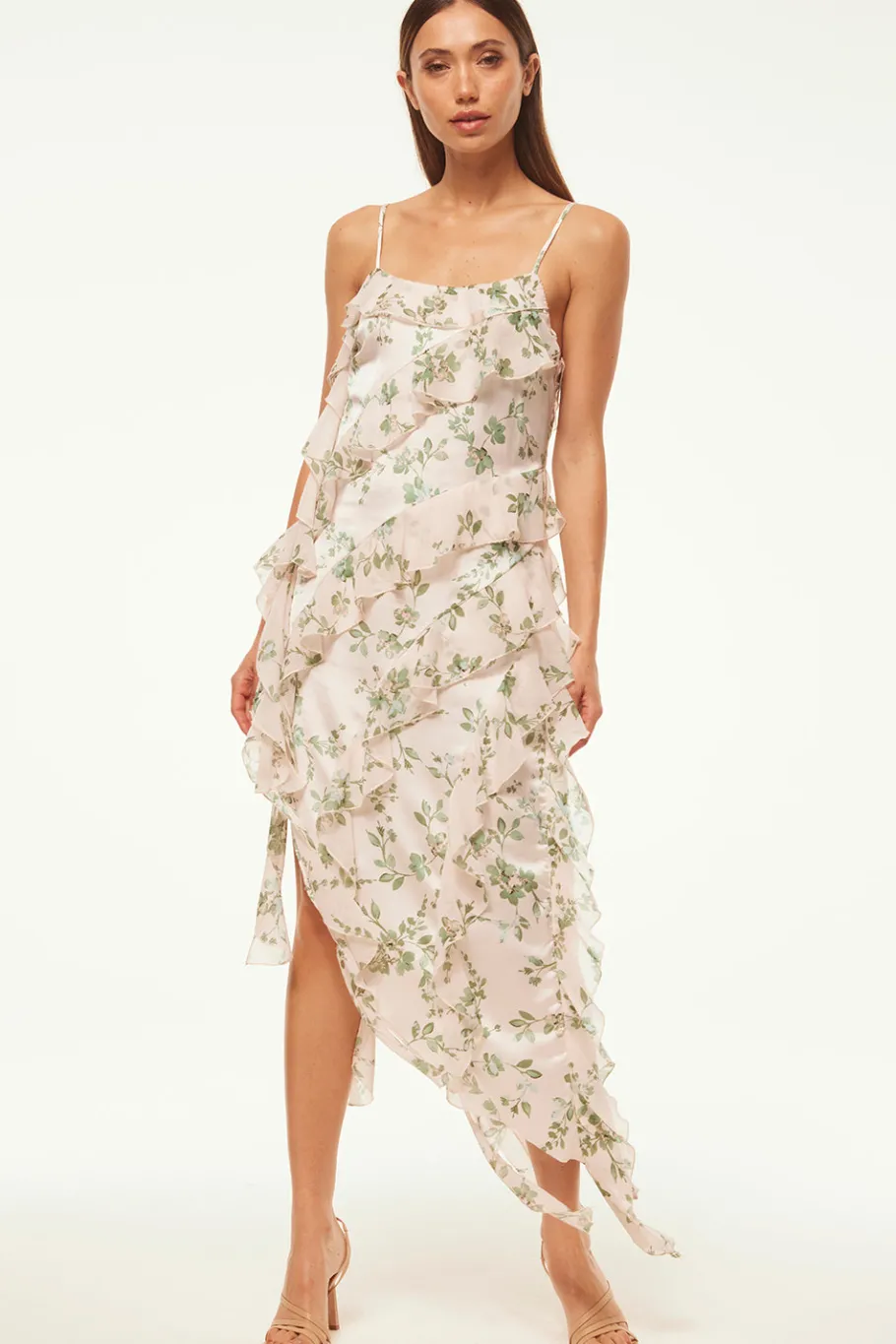 MISA Los Angeles Wedding Guest|Honeymoon>FLORENCE DRESS Whitesagebotanicamix