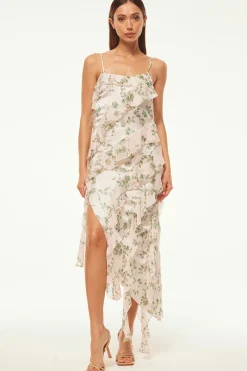 MISA Los Angeles Wedding Guest|Honeymoon>FLORENCE DRESS Whitesagebotanicamix