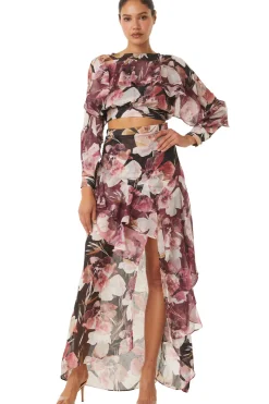 MISA Los Angeles Wedding Guest|Matching Sets>FRANCA SKIRT Floratropicalmix