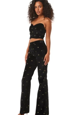 MISA Los Angeles Exclusives|Tops>GEORGIA BUSTIER Black