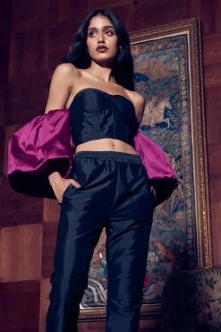 MISA Los Angeles Pants>GEORGINA PANT Black