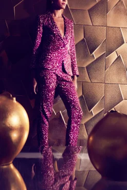 MISA Los Angeles Matching Sets|Pants>GEORGINA PANT Faunaabstract