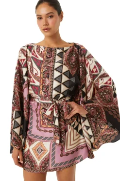 MISA Los Angeles Honeymoon|Mini>GIADA DRESS Leonardopatchwork