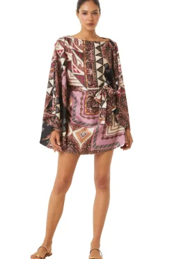 MISA Los Angeles Honeymoon|Mini>GIADA DRESS Leonardopatchwork