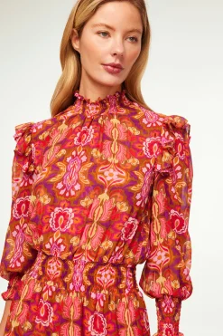 MISA Los Angeles Wedding Guest|Long-sleeve>GIANNA DRESS Chicnostalgicchiffon