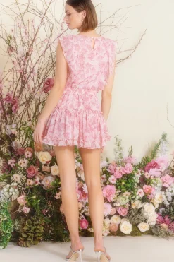 MISA Los Angeles Honeymoon|Shower>GINIA DRESS Pinkverdana