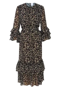 MISA Los Angeles Wedding Guest|Midi>GORDANA DRESS Polkadotsmall
