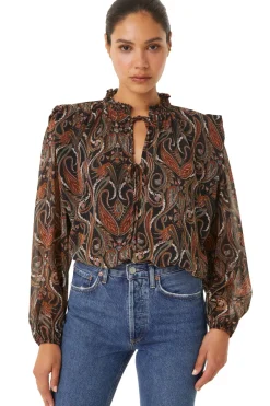 MISA Los Angeles Tops>HELENA TOP Spartinapaisley