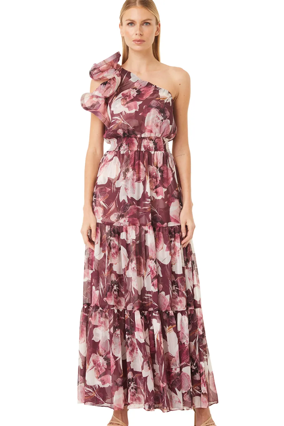 MISA Los Angeles Wedding Guest|Misa Classics>ILARIA DRESS Floratropicalmix