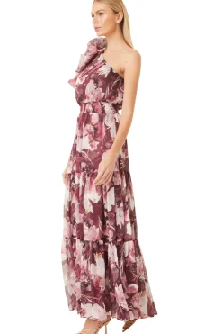 MISA Los Angeles Wedding Guest|Misa Classics>ILARIA DRESS Floratropicalmix