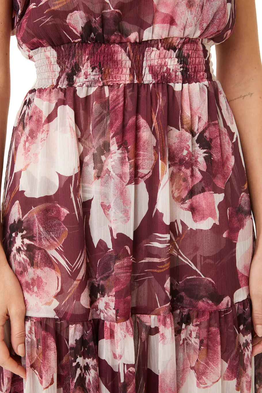 MISA Los Angeles Wedding Guest|Misa Classics>ILARIA DRESS Floratropicalmix