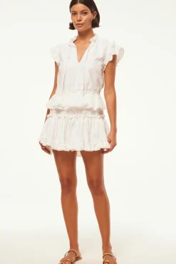 MISA Los Angeles Honeymoon|Classic White>ILIANA DRESS Whiteeyelet