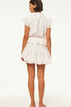 MISA Los Angeles Honeymoon|Classic White>ILIANA DRESS Whiteeyelet