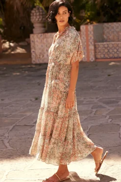 MISA Los Angeles Midi|Exclusives>ILYA DRESS Ombretapestry