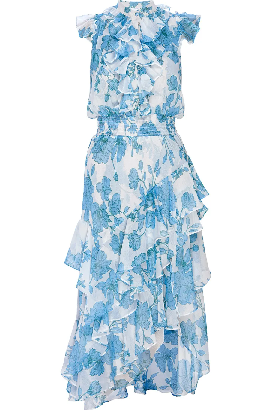MISA Los Angeles Engagement Party|Misa Classics>ILYSA DRESS Turquoiseflorachiffon