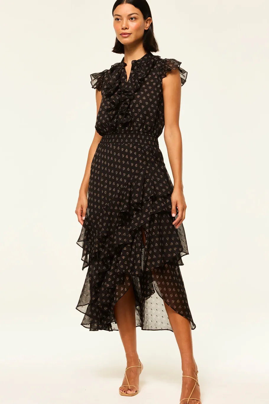 MISA Los Angeles Wedding Guest|Misa Classics>ILYSA DRESS Blacklapiseye