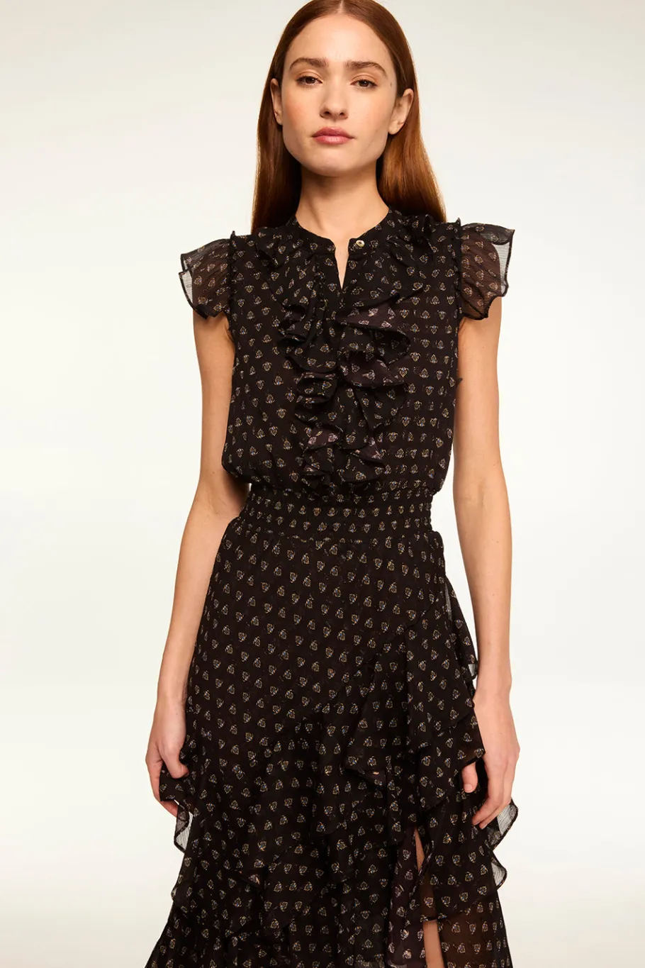 MISA Los Angeles Wedding Guest|Misa Classics>ILYSA DRESS Blacklapiseye