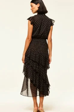 MISA Los Angeles Wedding Guest|Misa Classics>ILYSA DRESS Blacklapiseye
