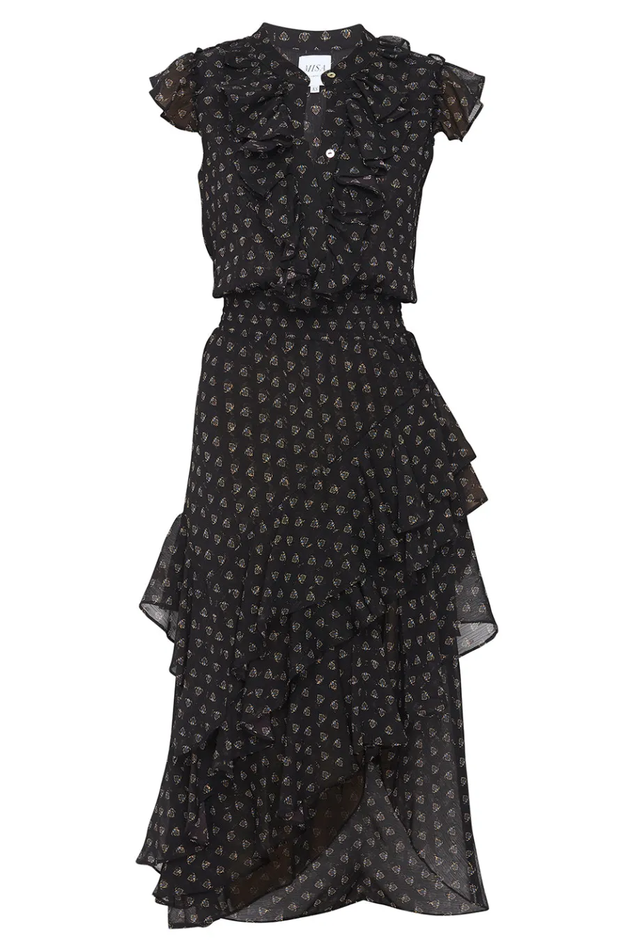MISA Los Angeles Wedding Guest|Misa Classics>ILYSA DRESS Blacklapiseye