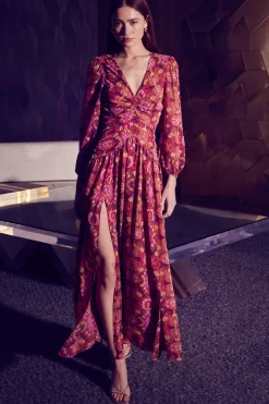MISA Los Angeles Wedding Guest|Long-sleeve>IMELDA DRESS Chicnostalgicchiffon