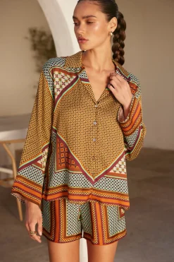 MISA Los Angeles Matching Sets|Tops>ISME TOP Positanoscarf