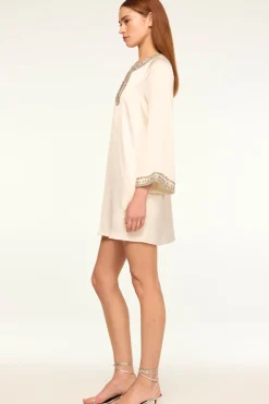 MISA Los Angeles Wedding Guest|Long-sleeve>IVY DRESS Ivorysatin