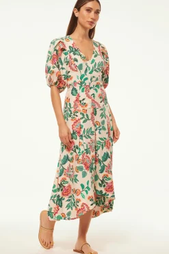 MISA Los Angeles Midi|Dresses>JAMILA DRESS Malikapaisleyfloral