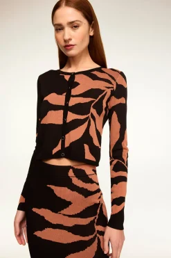 MISA Los Angeles Knits|Matching Sets>JOANA CARDIGAN Fernalglow