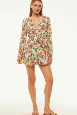 MISA Los Angeles Wedding Guest|Honeymoon>KAIA DRESS Floraexoticachiffon