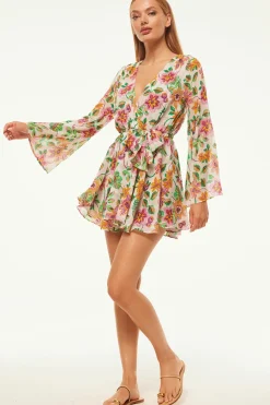 MISA Los Angeles Wedding Guest|Honeymoon>KAIA DRESS Floraexoticachiffon