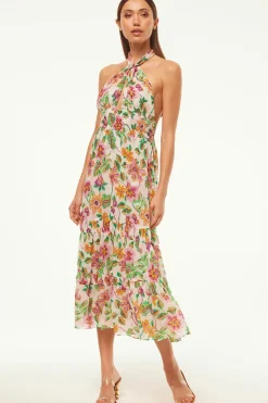 MISA Los Angeles Wedding Guest|Honeymoon>KAROLINA DRESS Floraexoticachiffon