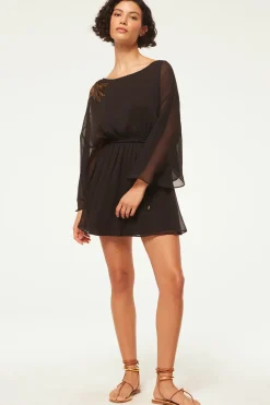 MISA Los Angeles Wedding Guest|Long-sleeve>KATANA DRESS Blackpalmd'or