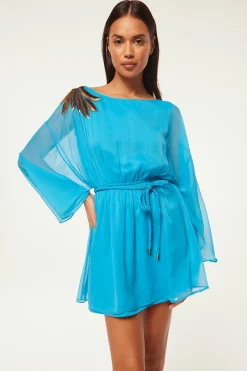 MISA Los Angeles Wedding Guest|Mini>KATANA DRESS Aquapalmd'or